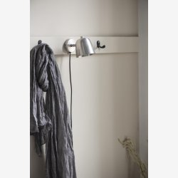 Ib Laursen dobbelt knage sort B:6 H:4 D:3cm.