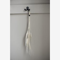 Ib Laursen dobbelt knage sort B:6 H:4 D:3cm.