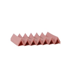 RSKOV - Zig Zag sbeskl i neopren gummi rosa 13x8cm. 