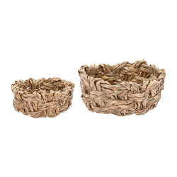 Blomsterbergs - Kurvest m/2 stk. Sgrs D:30 x H:12 cm/D:23 x H:9 cm.