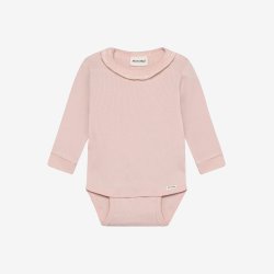 Minymo - Body Rib Lyser�d - Lang�rmet i rib m. blondekant