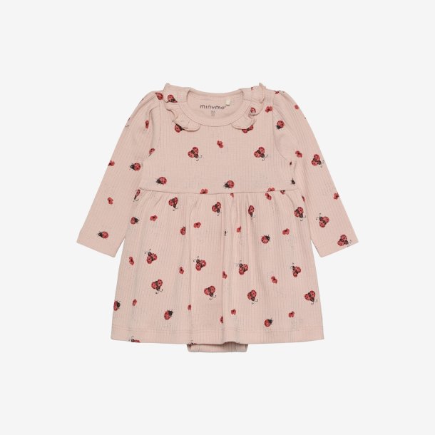 Minymo - Kjole m. Body m. Marieh�nne print