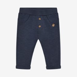 Minymo - M�rkebl� Joggingbukser i bomuldsblanding
