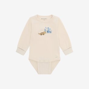 Minymo - Body - Lang�rmet m. Safari brystprint.