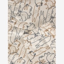 Minymo - Bukser m. krokodille print