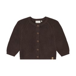 Minymo - Cardigan Strik - M�rk Brun
