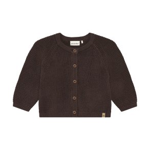 Minymo - Cardigan Strik - M�rk Brun