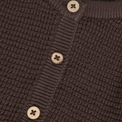 Minymo - Cardigan Strik - M�rk Brun