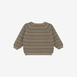 Minymo - Striktr�je m. M�nster - Brun/Stribet
