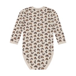 Minymo - Body m. Bilprint - Lys Beige