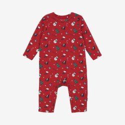 Minymo - Heldragt m. Juleprint - R�d