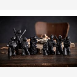 Mors - Skulptur/figur "Mrk efter! Fles det rigtigt, s er det vejen"