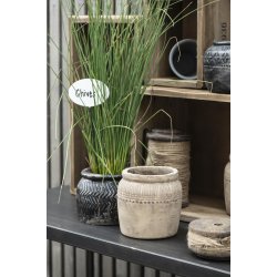 Ib Laursen Skilt emalje med spyd H: 30 L: 10