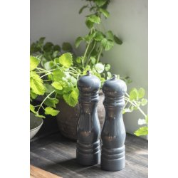 Ib Laursen | Salt &amp; Peber kvrn st i mrkegr H 21,5cm.