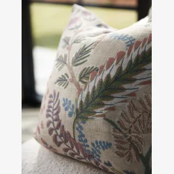 Svanefors pudebetrk m/blomster 45x45cm. 