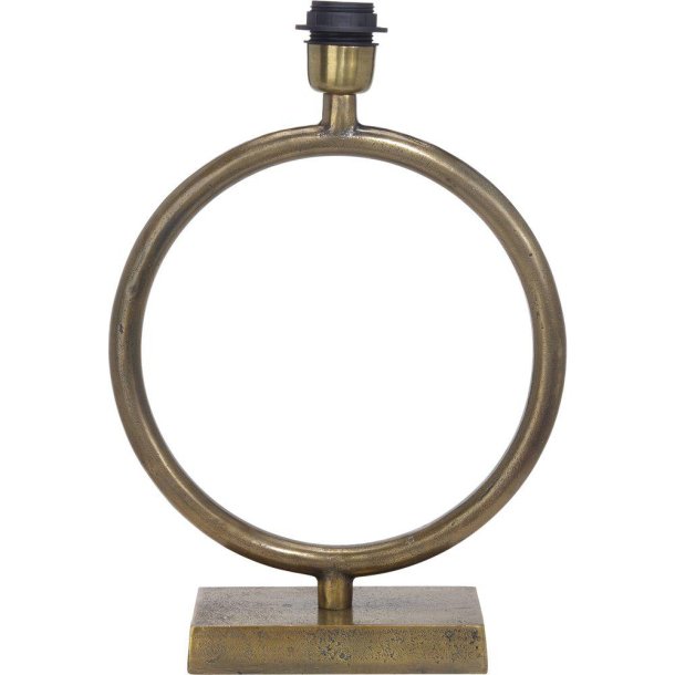 PR HOME - Circle Bordlampe fod H: 43cm.  Antik messing look