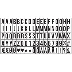 PR HOME - A4 Lys box LED til batteri m/timer inkl. 90 stk. bogstaver/tegn