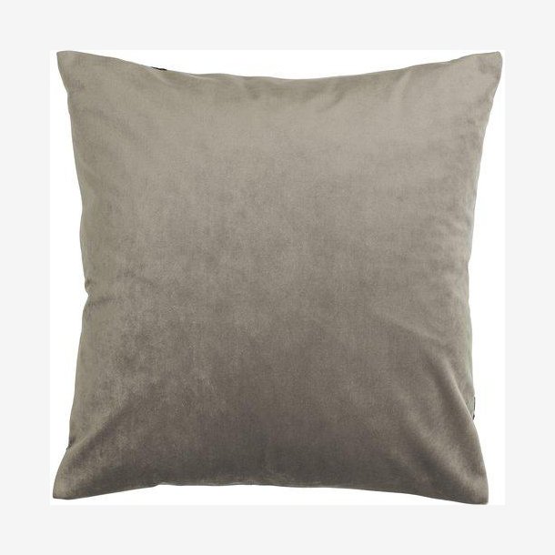 Svanefors - Pudebetrk 45x45cm. Linned/blomstret Velour/bomuld