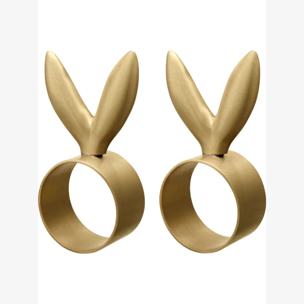 Svanefors - Servietring m/kanin�re "Messing" 2 pak. 5 cm. 