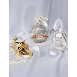 Vondels - Glaskugle "Babys First Christmas" 9 cm