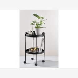 Zone Rocks Barvogn m. hjul Dia. 40 x 57 cm Black