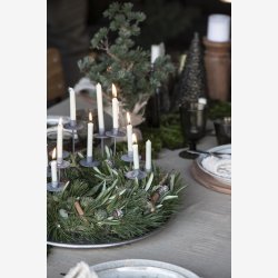 Ib Laursen bakke rund m/mnster "slv" : 40cm. 