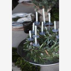 Ib Laursen bakke rund m/mnster "slv" : 40cm. 