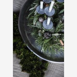 Ib Laursen bakke rund m/mnster "slv" : 40cm. 