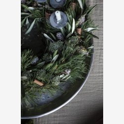 Ib Laursen bakke rund m/mnster "slv" : 40cm. 