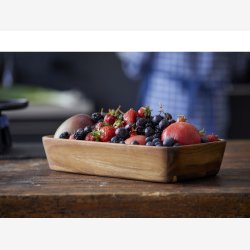 HOLM - Serveringsfad Akacietr 38 x 22,5 x 7,6 cm.