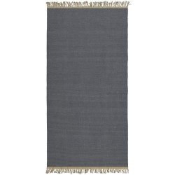 Svanefors - Gulvtppe i uld &amp; jute gr 70x140cm.