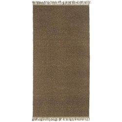 Svanefors - Gulvtppe i uld &amp; jute brun 70x140cm.