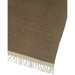 Svanefors - Gulvtppe i uld &amp; jute brun 70x140cm.