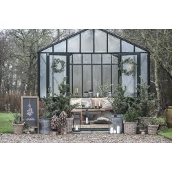 Stillenat - Kunstigt Cedertr m/jutefod H. 42cm.