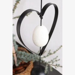 SNOREN - pskeg i Eg m/hvid finish