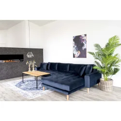 House Nordic - Lido Lounge Sofa, mrkebl