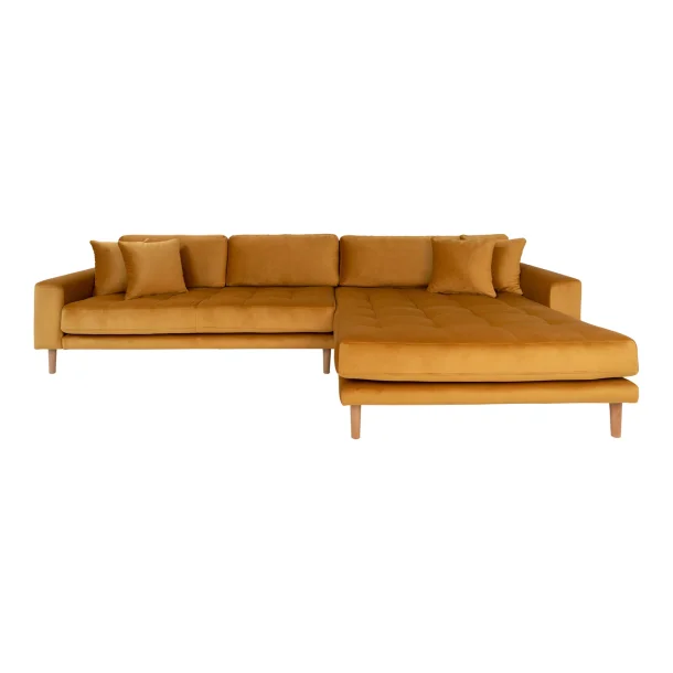 House Nordic - Lido Lounge Sofa, Sennepsgul