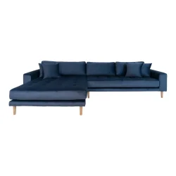 House Nordic - Lido Lounge Sofa, Mrkebl