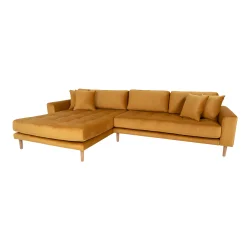 House Nordic - Lido Lounge Sofa, Sennepsgul