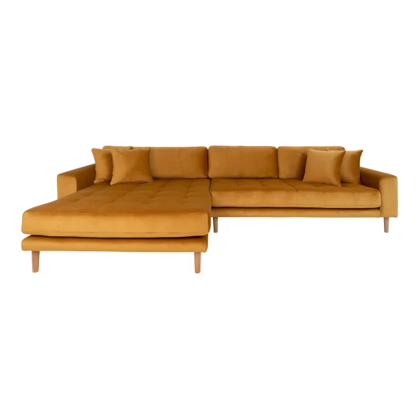 House Nordic - Lido Lounge Sofa, Sennepsgul