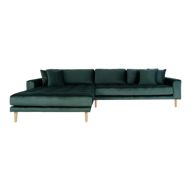 House Nordic - Lido Lounge Sofa, Mrkegrn