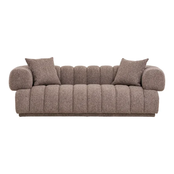 House Nordic - Aurora Sofa med 2 puder, brun