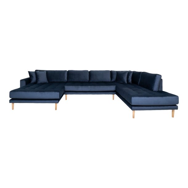 House Nordic - Lido U-Sofa ben Ende, venstrevendt mrkebl