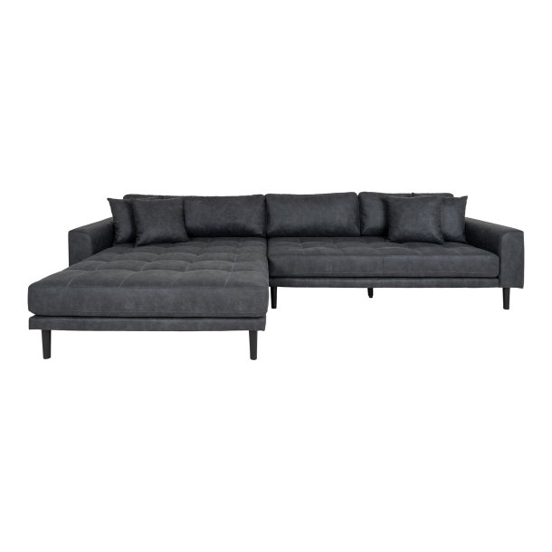 House Nordic - Lido Lounge Sofa, Mrkegr