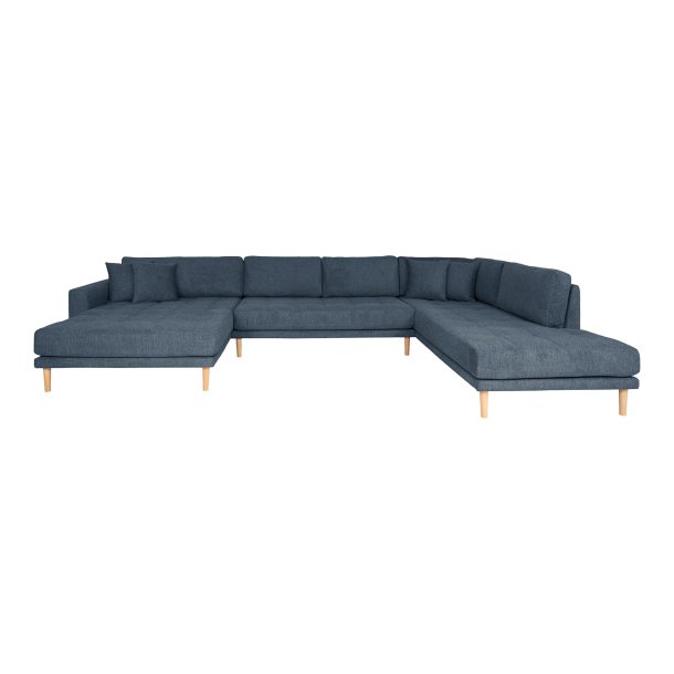 House Nordic - Lido U-Sofa ben Ende, venstrevendt mrkebl