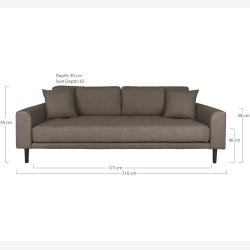 House Nordic - Lido 3 Personers Sofa