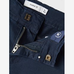 Name It - Regular fit bukser mrkebl