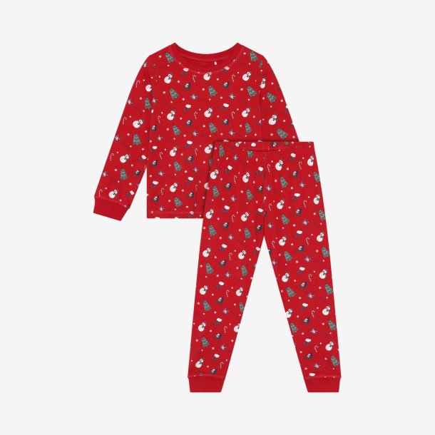 Minymo - Pyjamas Set - R�d m. julemotiv