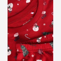 Minymo - Pyjamas Set - R�d m. julemotiv