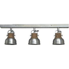 PR HOME - Rutland Trippel Loftlampe, Slv, 60cm.